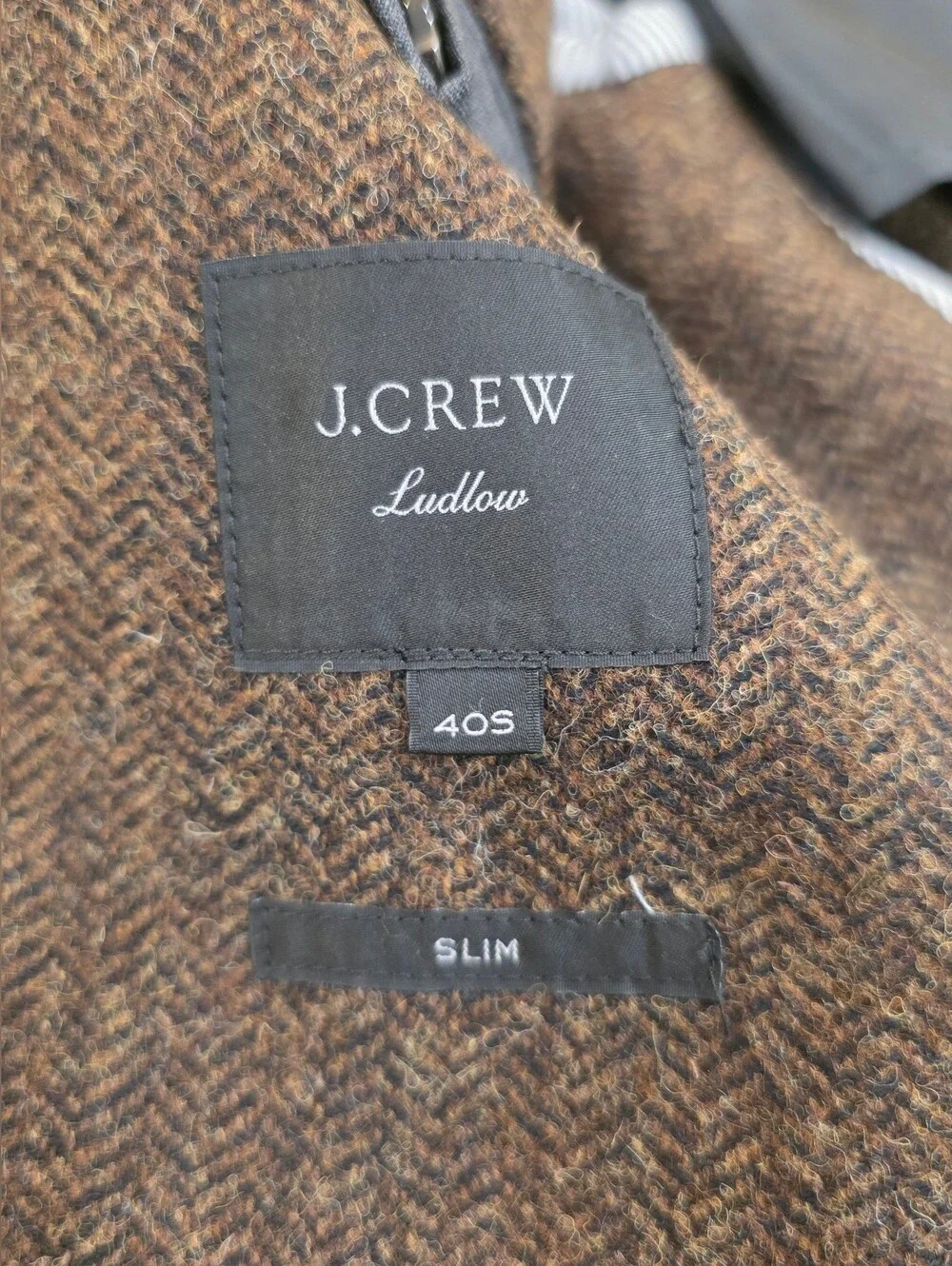 J Crew Blazer Men 40S Ludlow Moon English Jacket Slim Fit  Sport Coat *205 B4